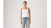 Levi's Canotta Essential Rib Bianco