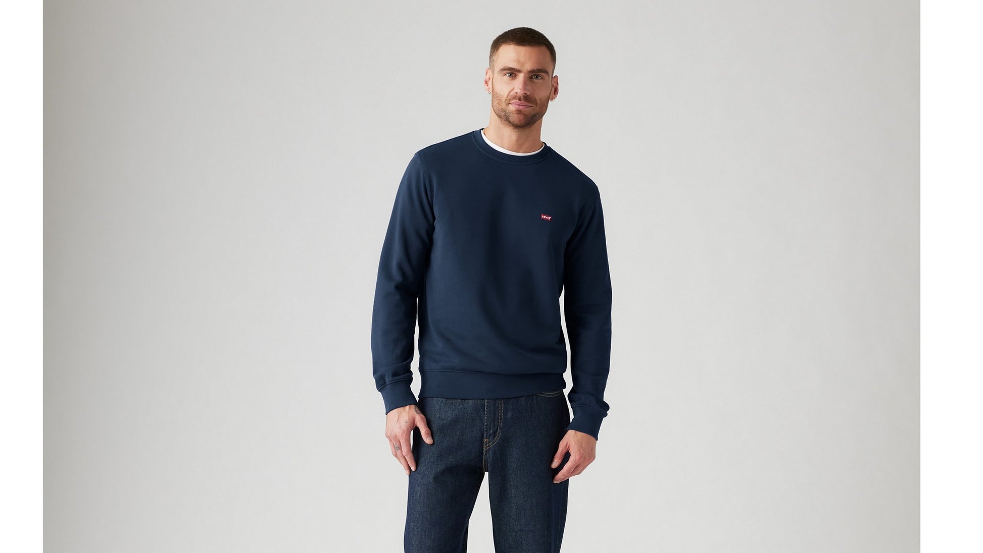 Levi's Felpa Standard Graphic Crewneck Blu