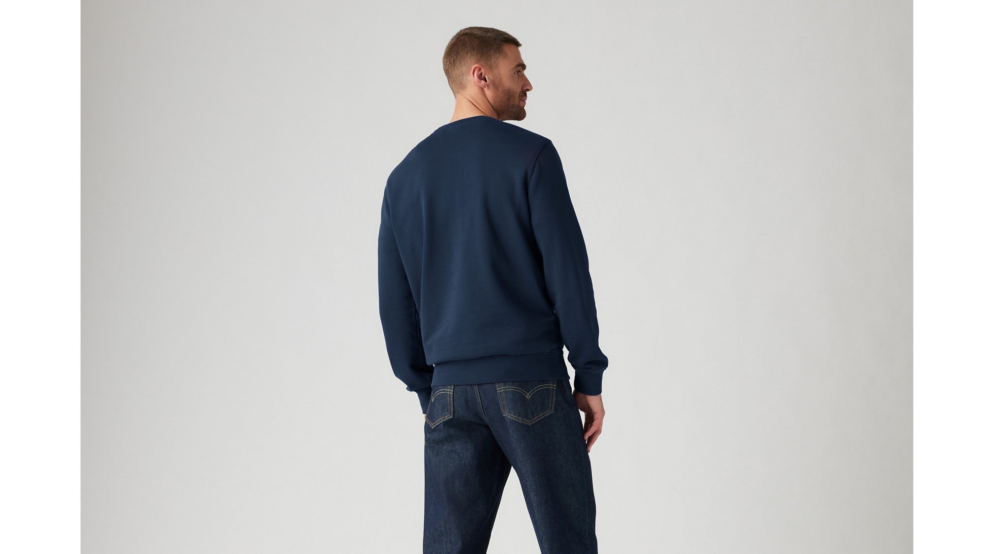 Levi's Felpa Standard Graphic Crewneck Blu