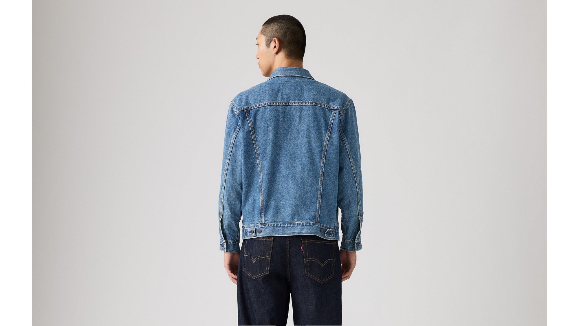 Levi's Giubbino Relaxed Fit Trucker Blu