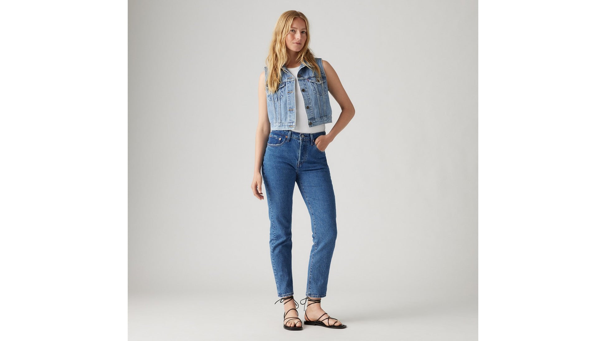 Levi's Jeans 314 Shaping Straight Blu