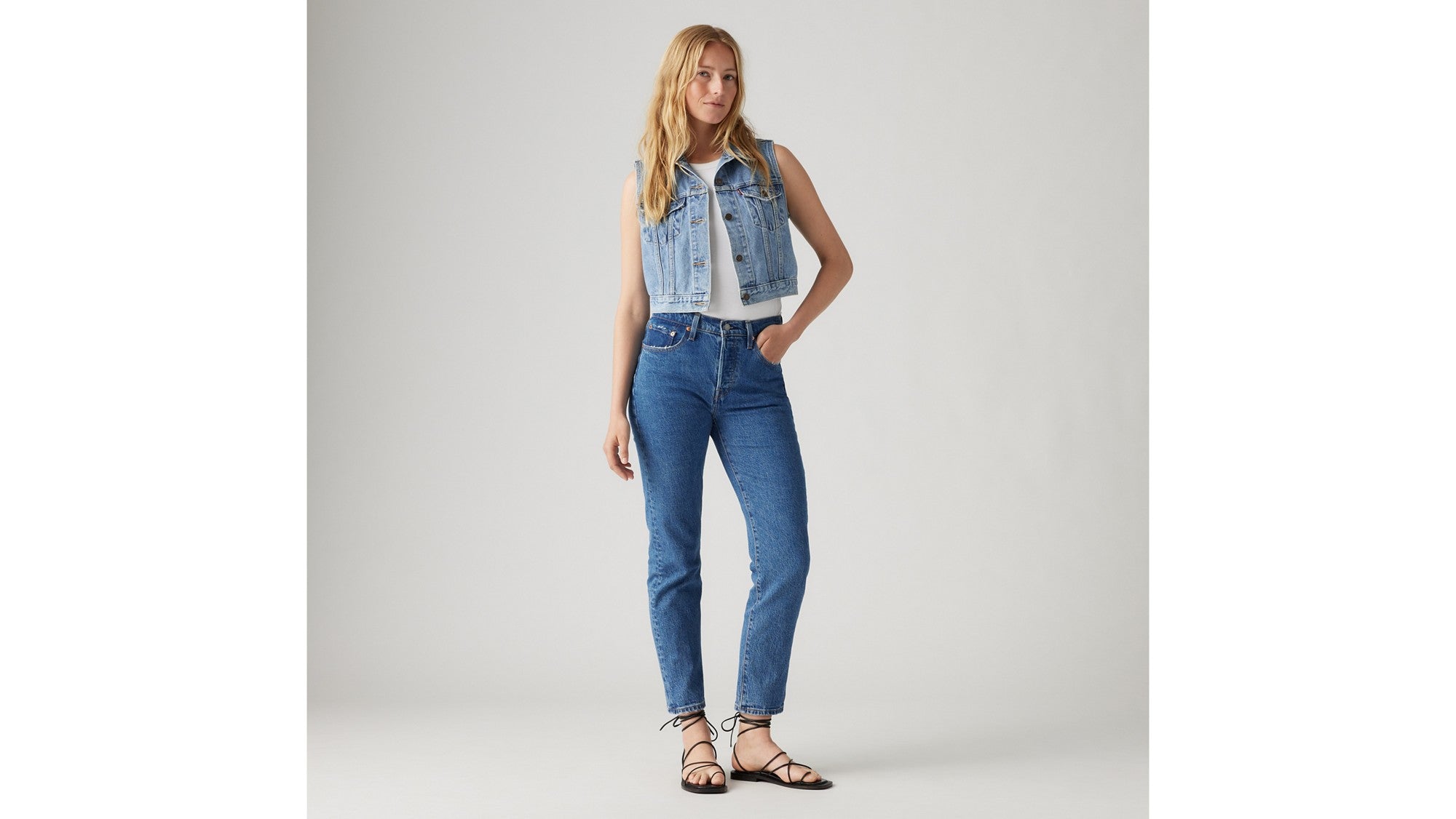 Levi's Jeans 314 Shaping Straight Blu