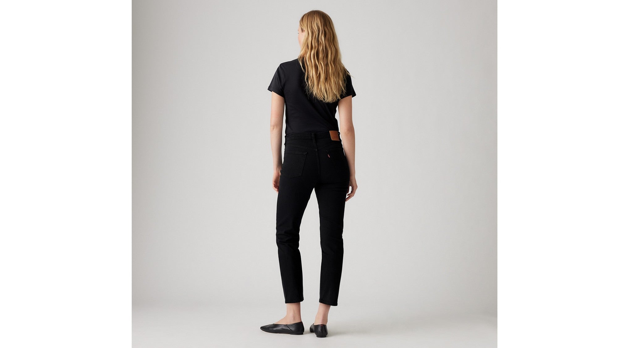 Levi's Jeans 501 Crop Nero