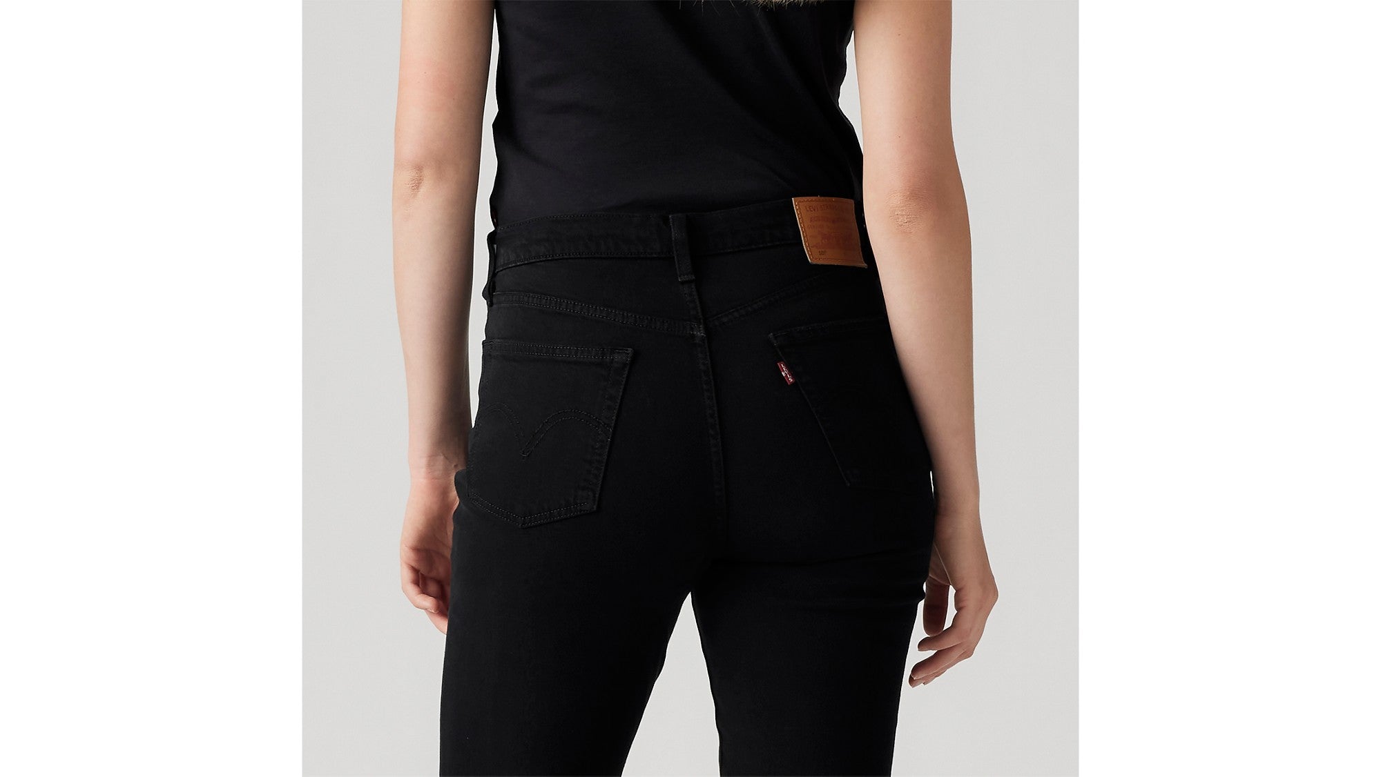 Levi's Jeans 501 Crop Nero