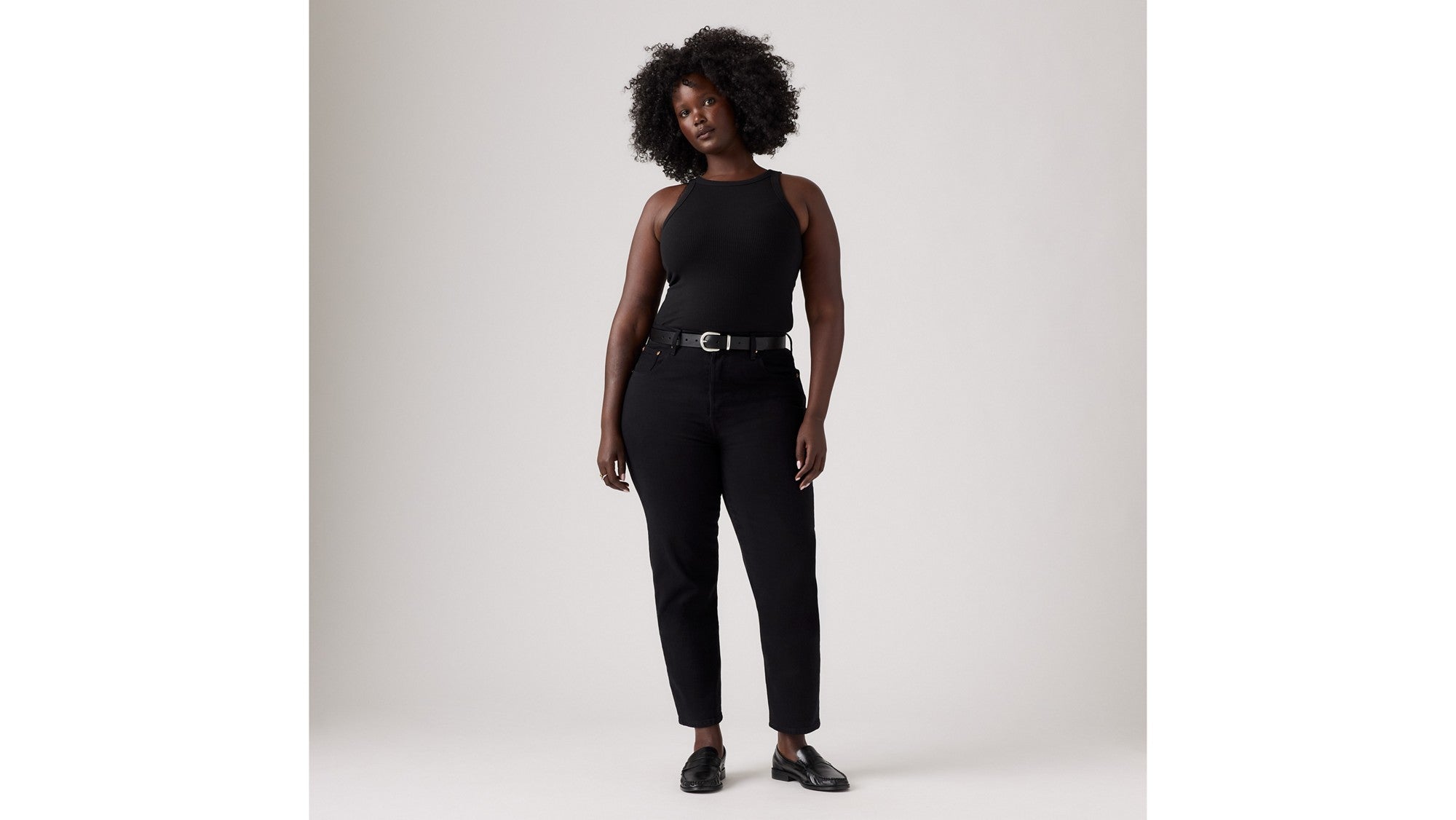 Levi's Jeans 501 Crop Nero