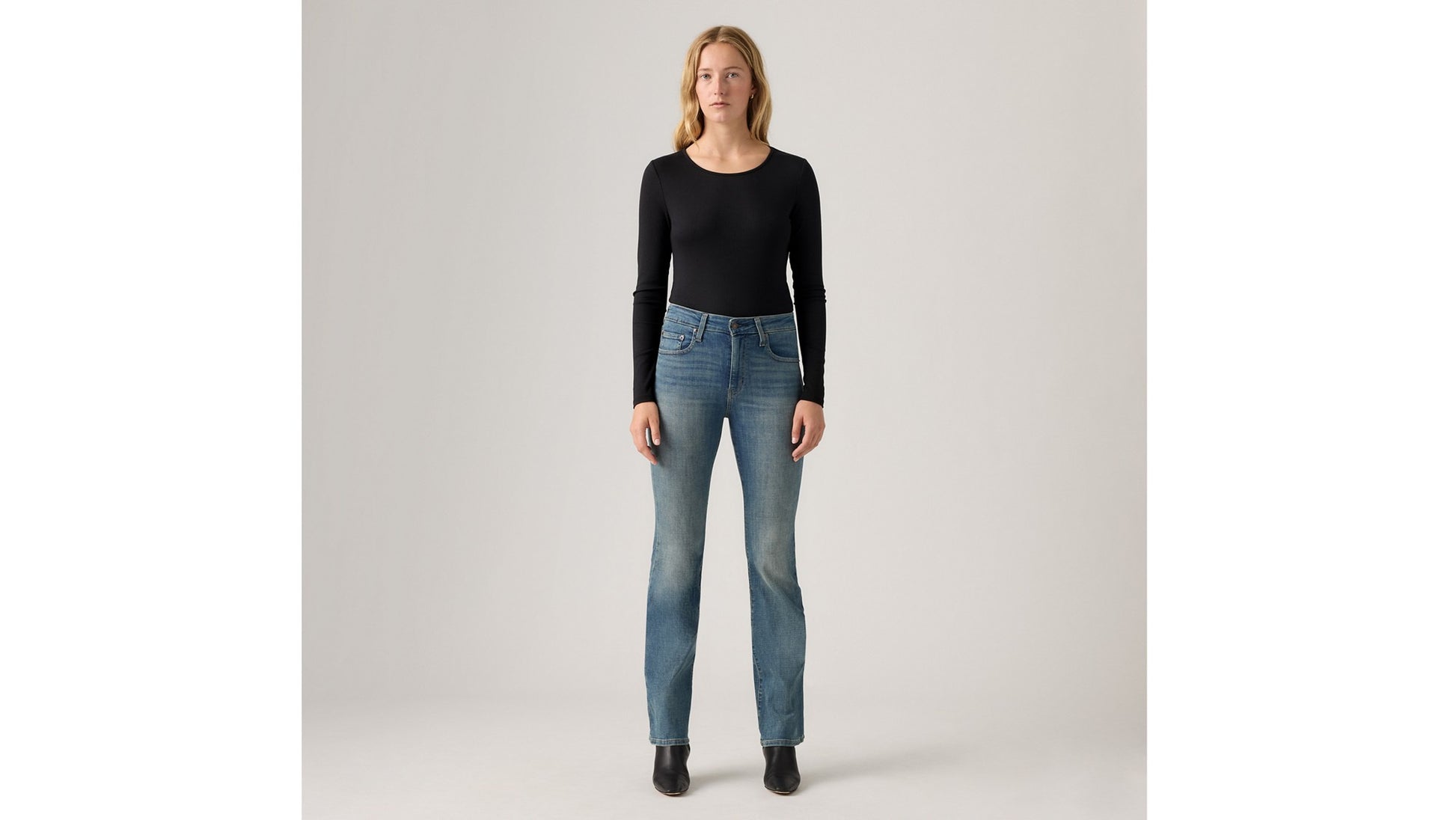 Levi's Jeans 725 High Rise Bootcut Blu