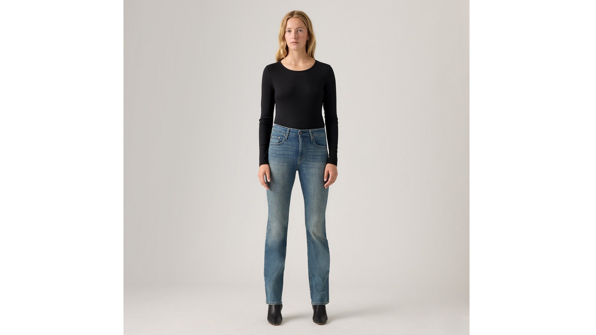 Levi's Jeans 725 High Rise Bootcut Blu