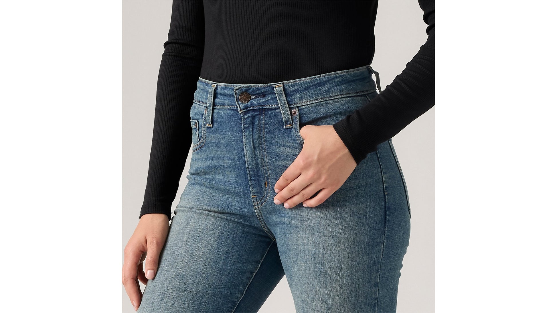 Levi's Jeans 725 High Rise Bootcut Blu