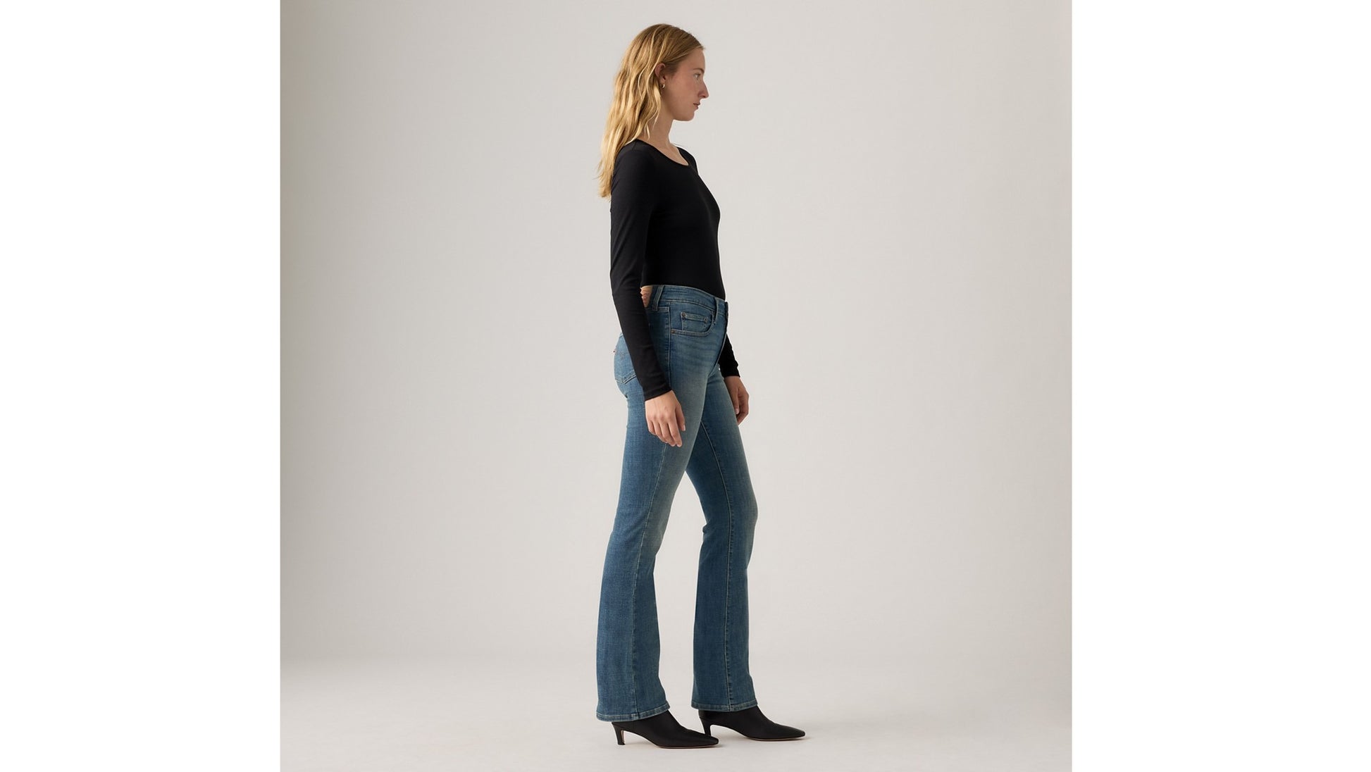 Levi's Jeans 725 High Rise Bootcut Blu