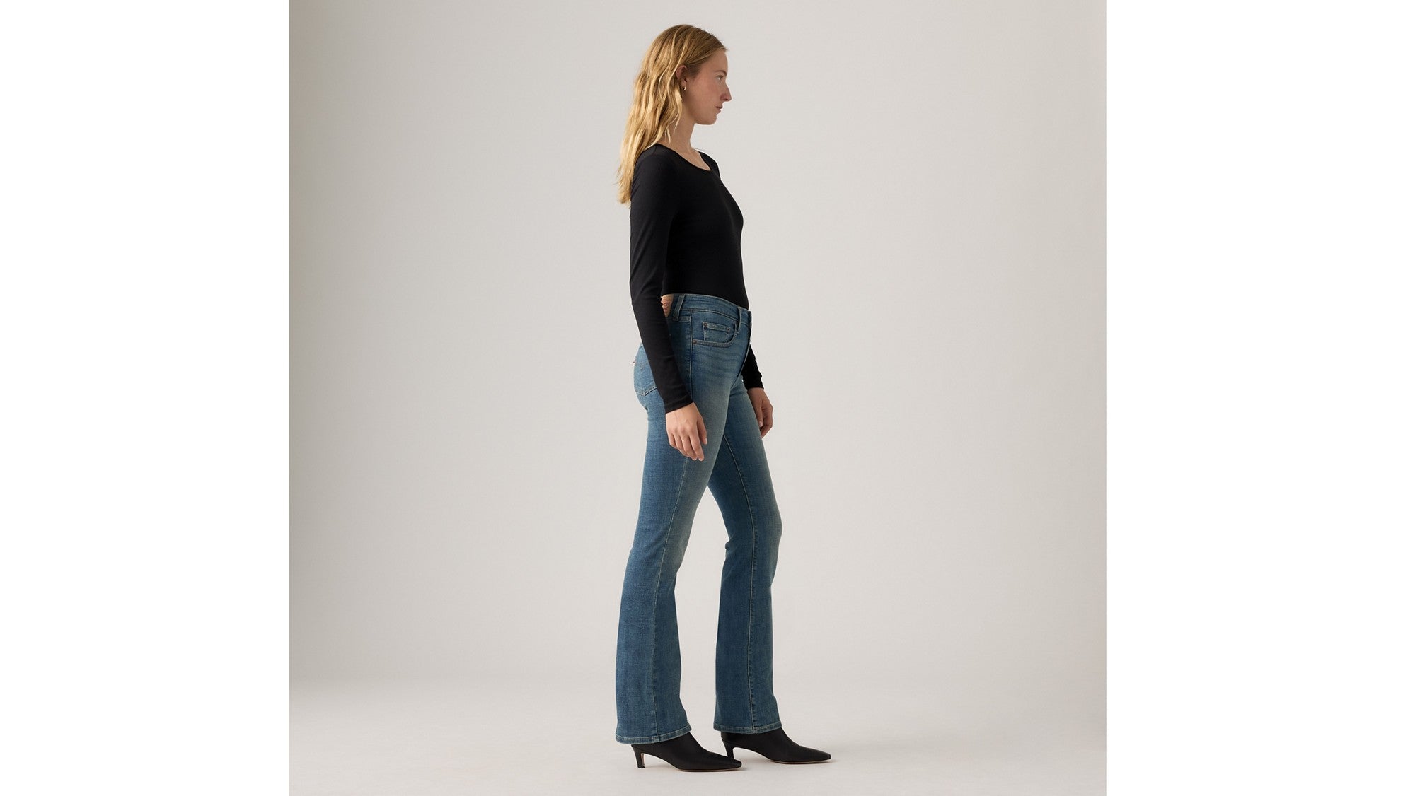 Levi's Jeans 725 High Rise Bootcut Blu