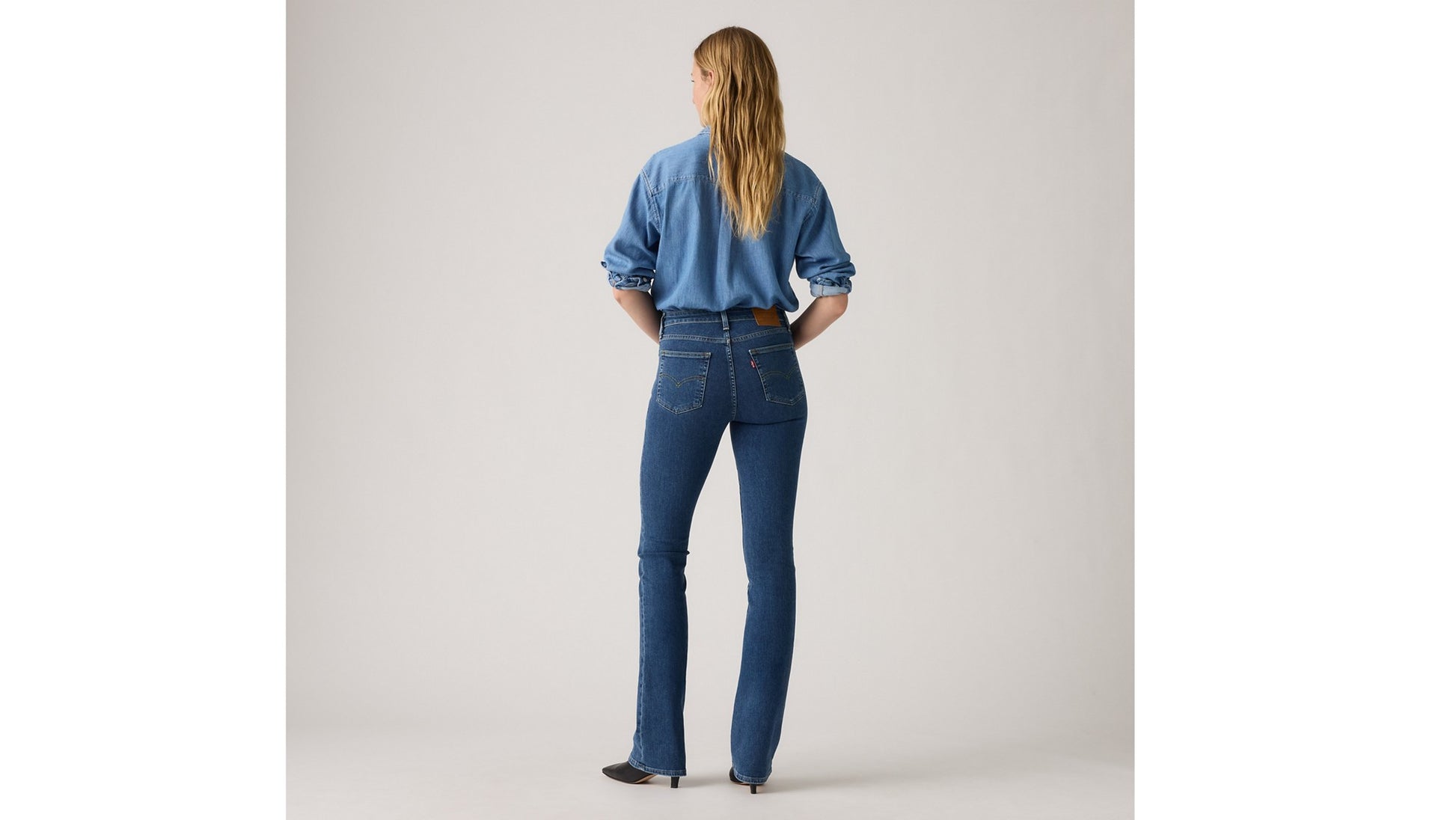 Levi's Jeans 725 High Rise Bootcut Blu
