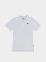 Polo Batwing - White/Red