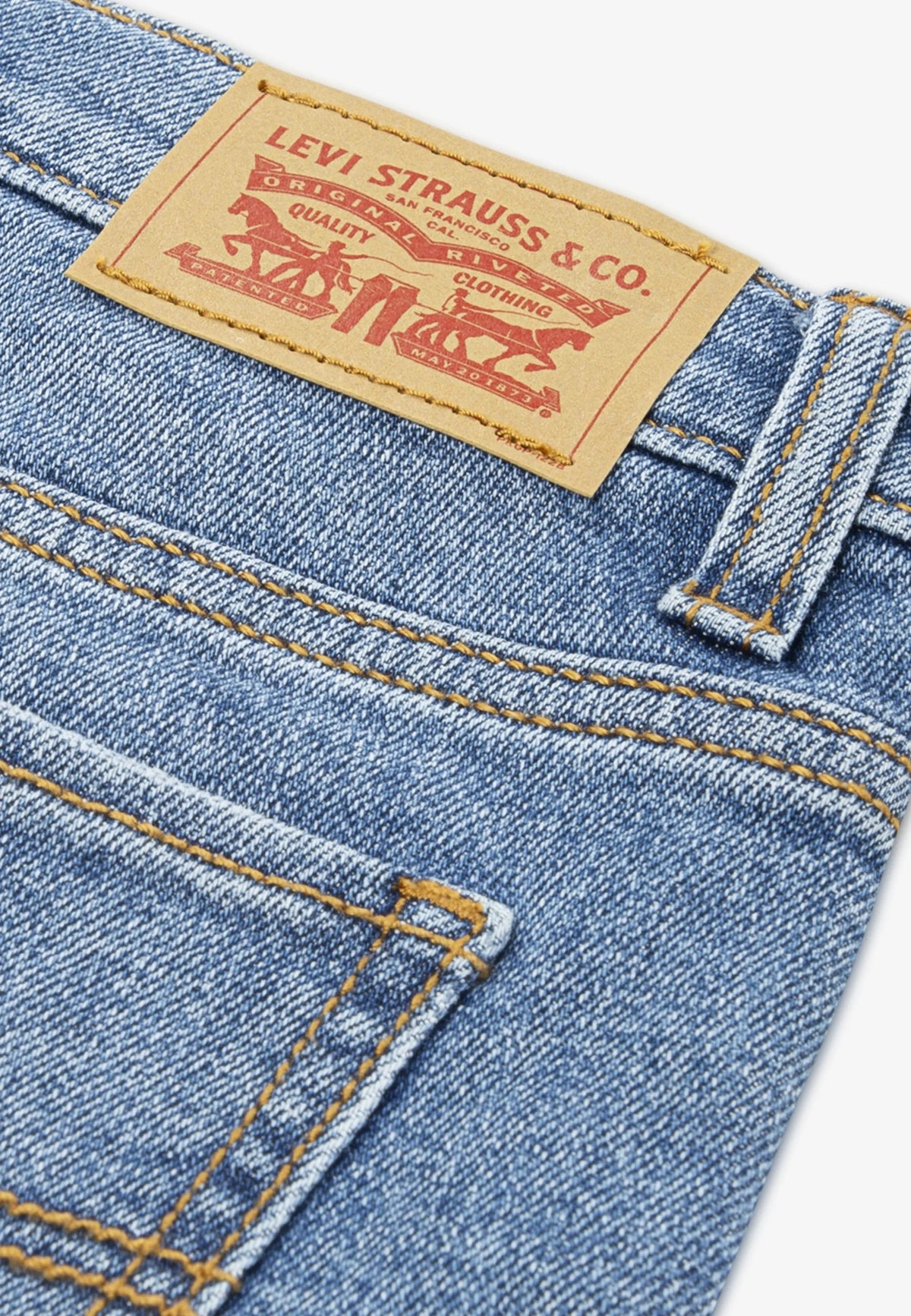 Levi's Shorts Denim Blu
