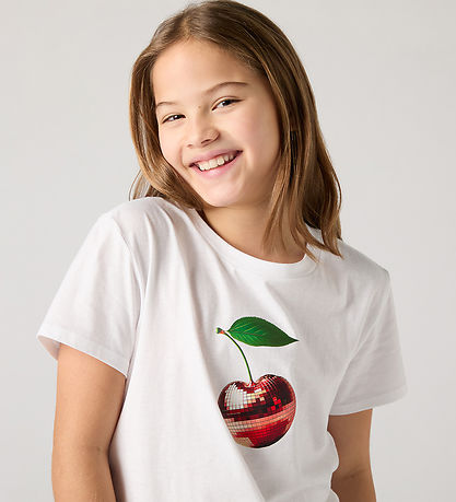 Levi's T-Shirt Disco Cherry Bianco