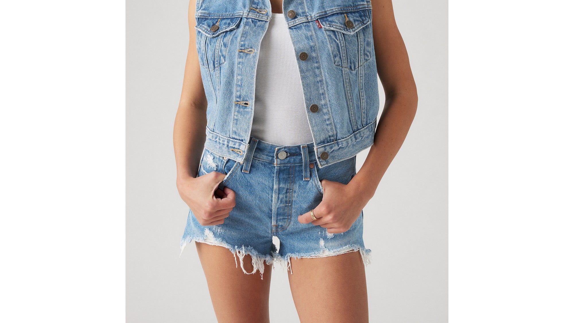 Levi's Shorts 405 Standard Blu