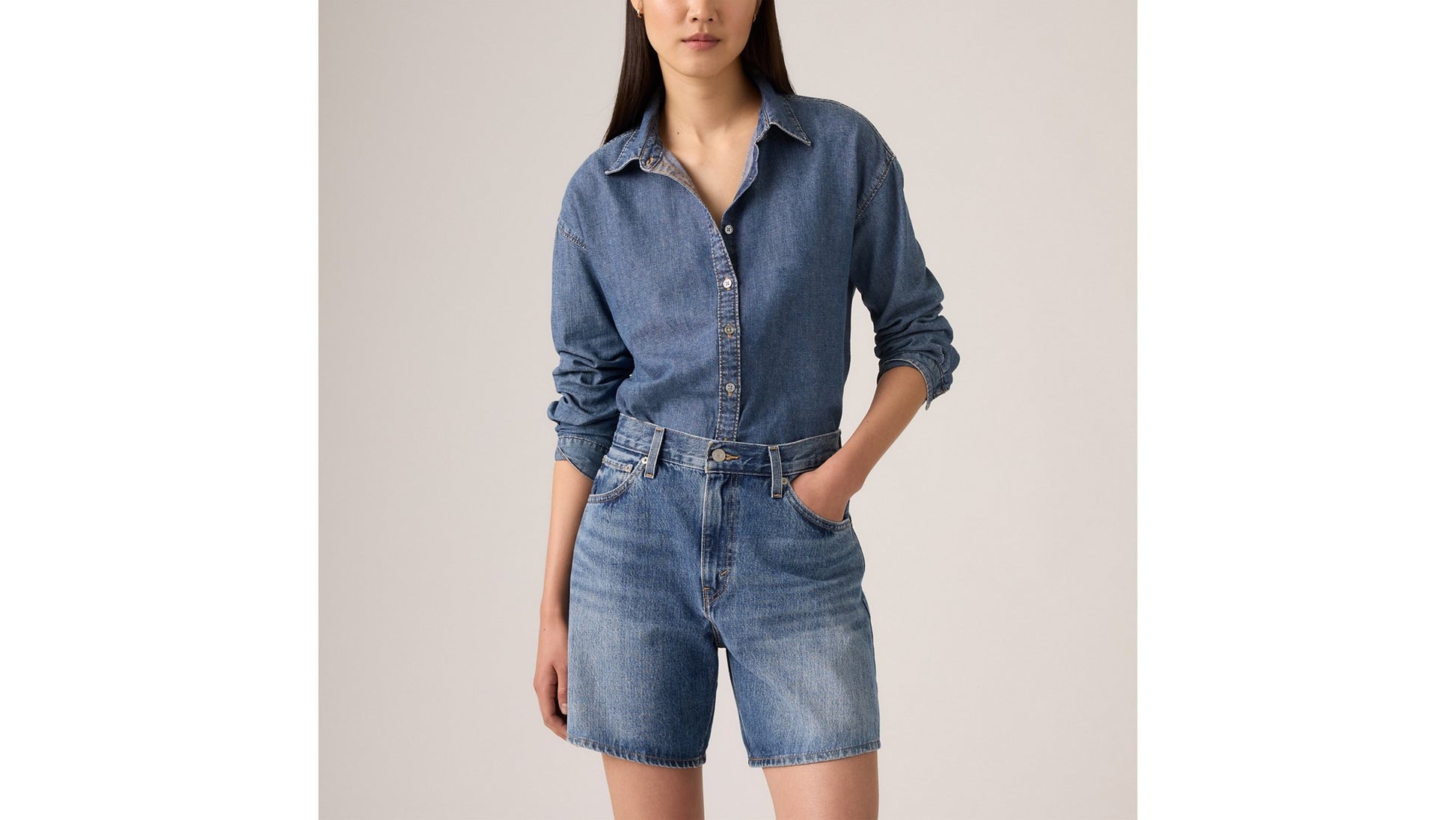 Levi's Shorts 501 Blu