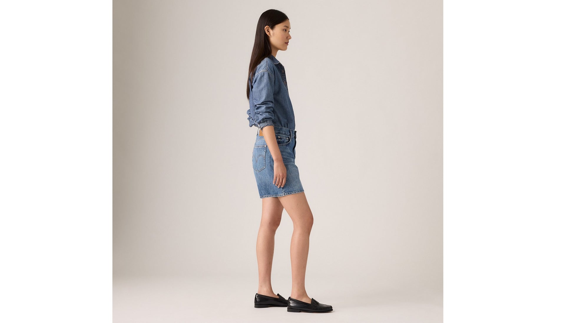 Levi's Shorts 501 Blu