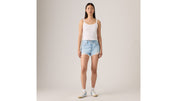 Levi's Shorts 501 Original High Rise Blu