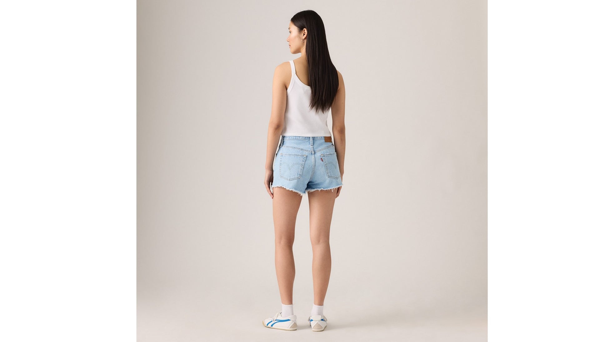 Levi's Shorts 501 Original High Rise Blu