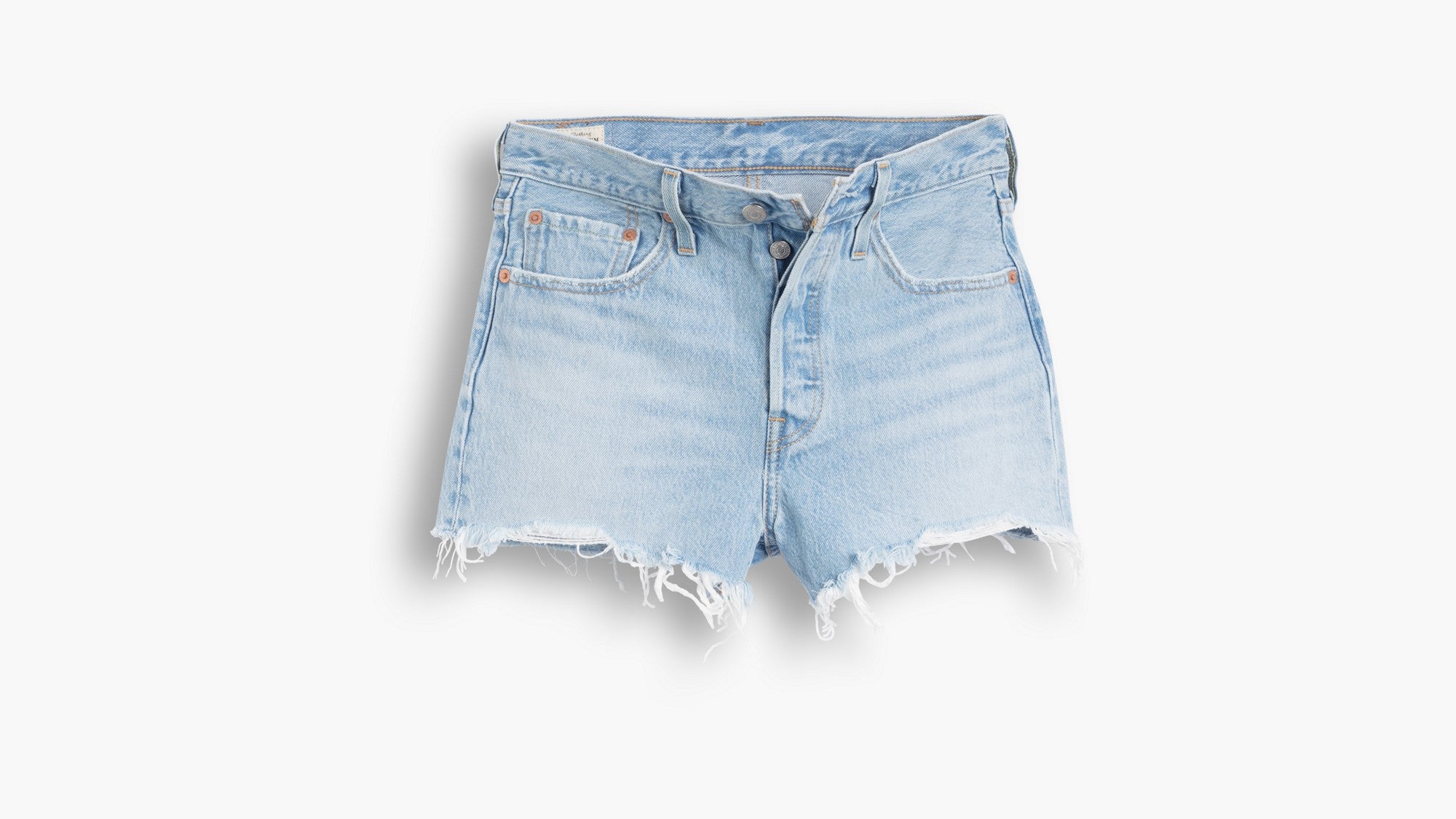 Levi's Shorts 501 Original High Rise Blu