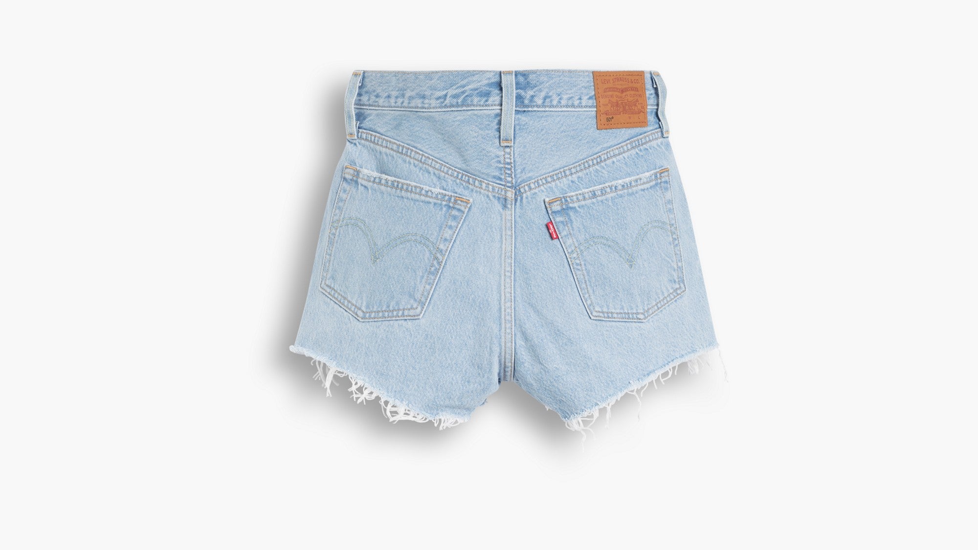 Levi's Shorts 501 Original High Rise Blu