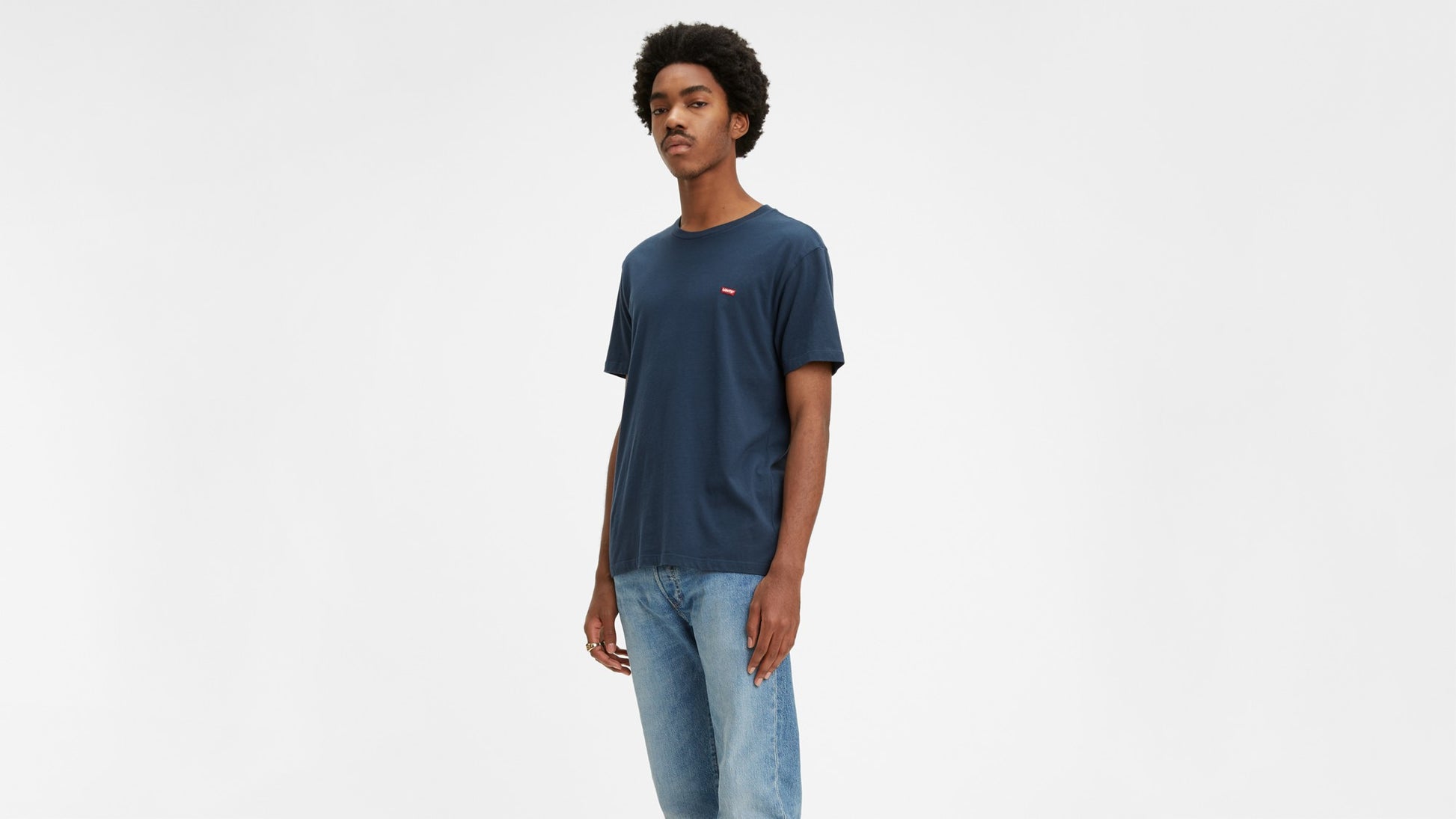 Levi's T-Shirt Original Housemark Blu