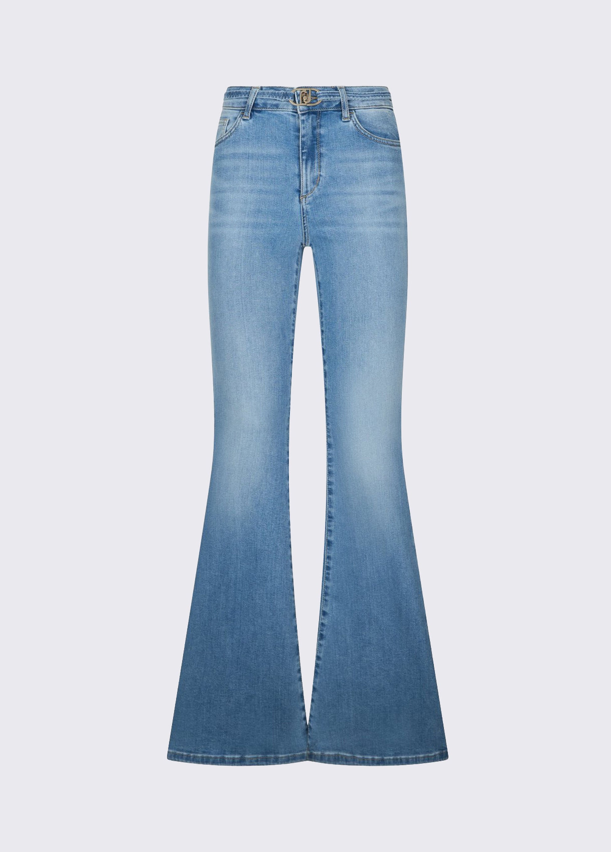 Liu Jo Jeans bootcut a vita alta Blu