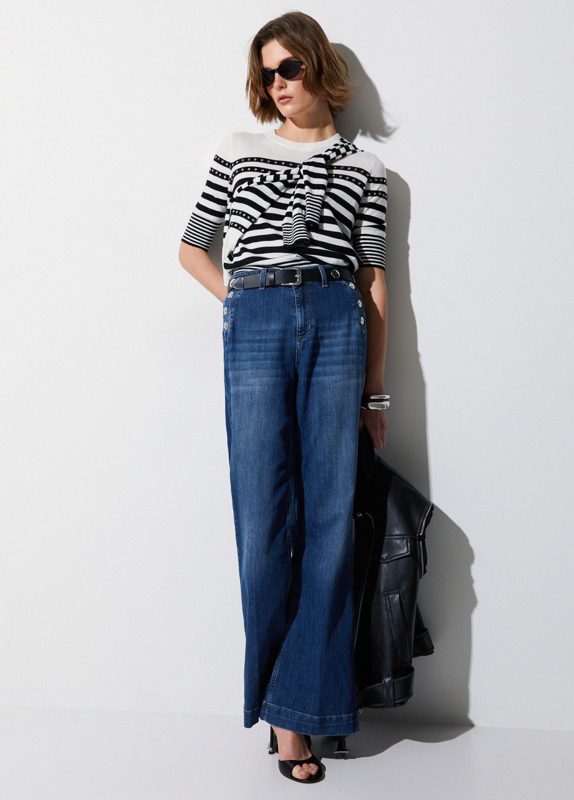 Liu Jo Jeans flare a vita alta Blu