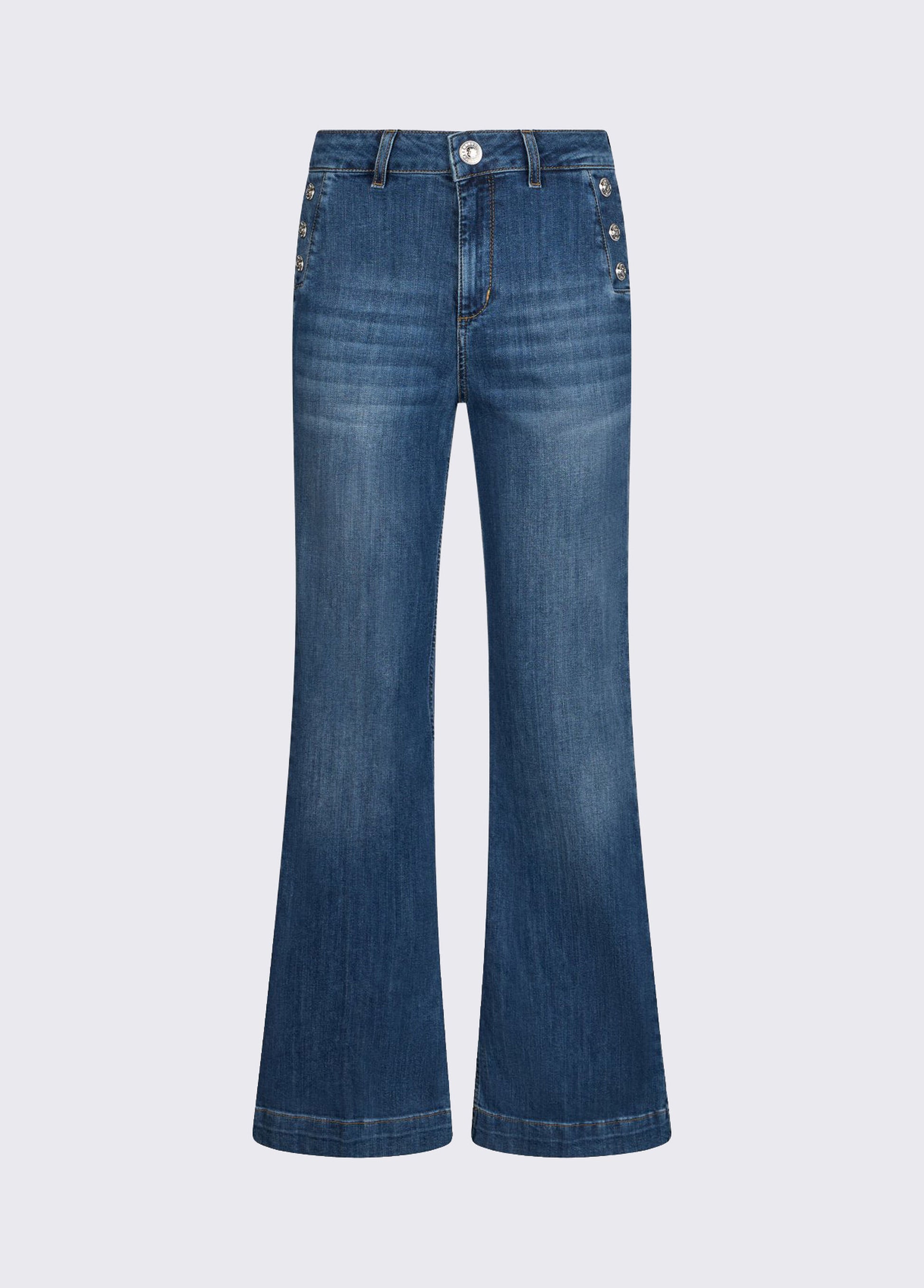Liu Jo Jeans flare a vita alta Blu