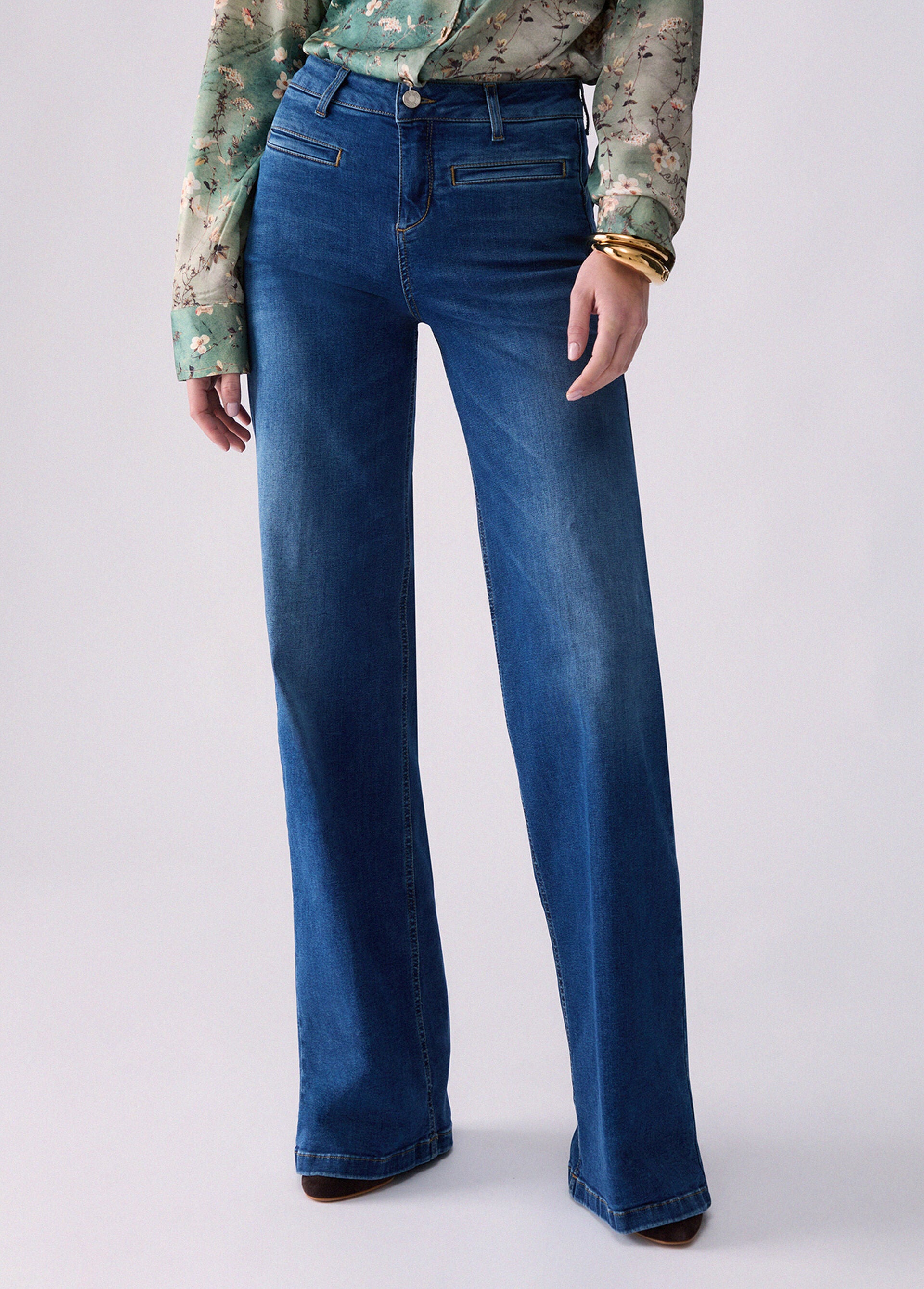 Pantalone - Blu denim scuro
