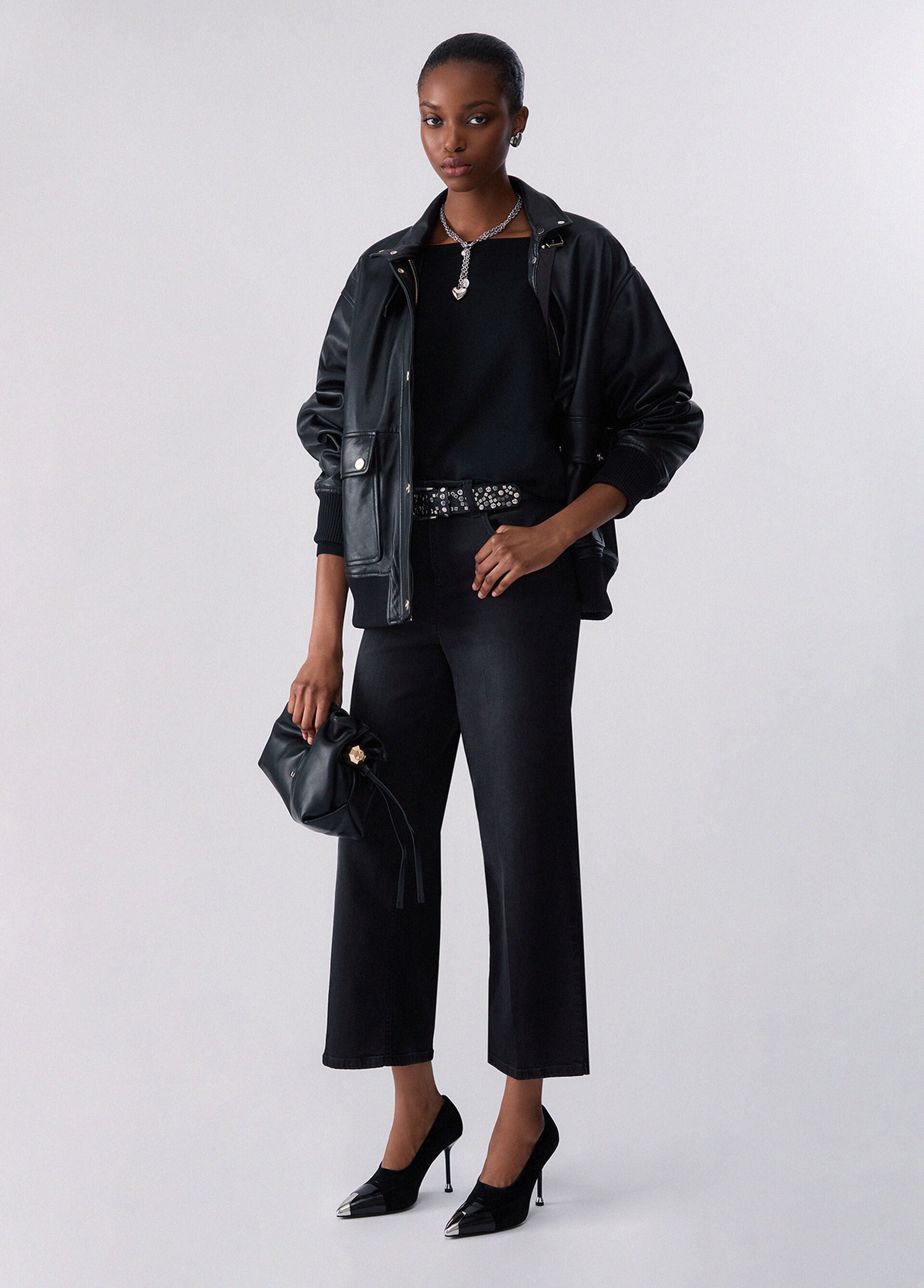 Pantalone - Nero denim
