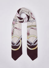 Foulard - Rosso melanzana