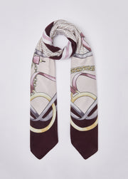 Foulard - Rosso melanzana