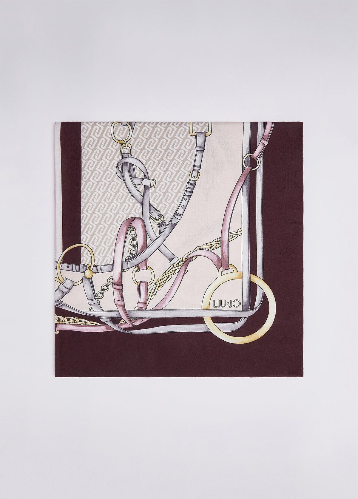 Foulard - Rosso melanzana