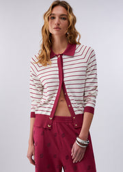 Liu Jo Cardigan a righe Bianco