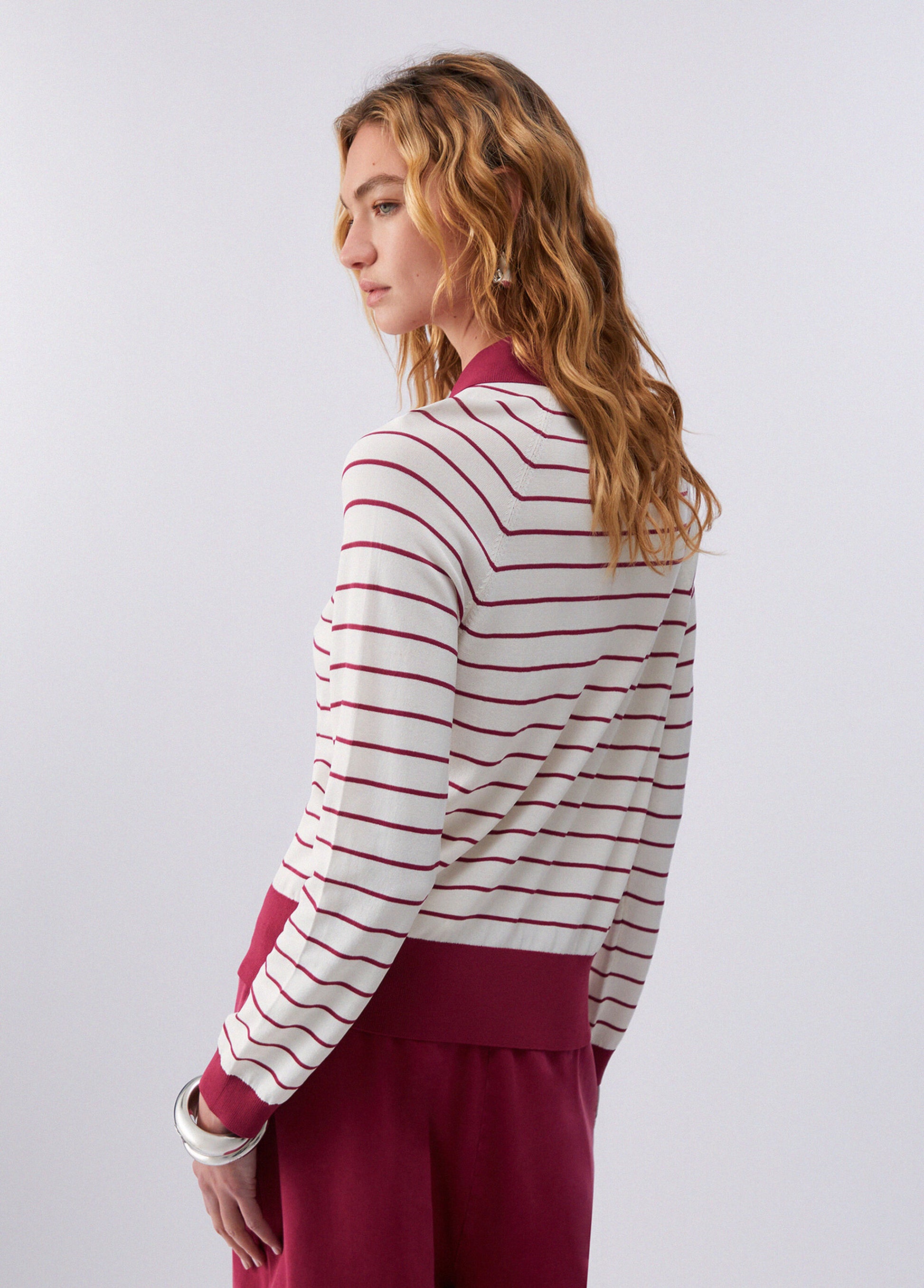 Liu Jo Cardigan a righe Bianco