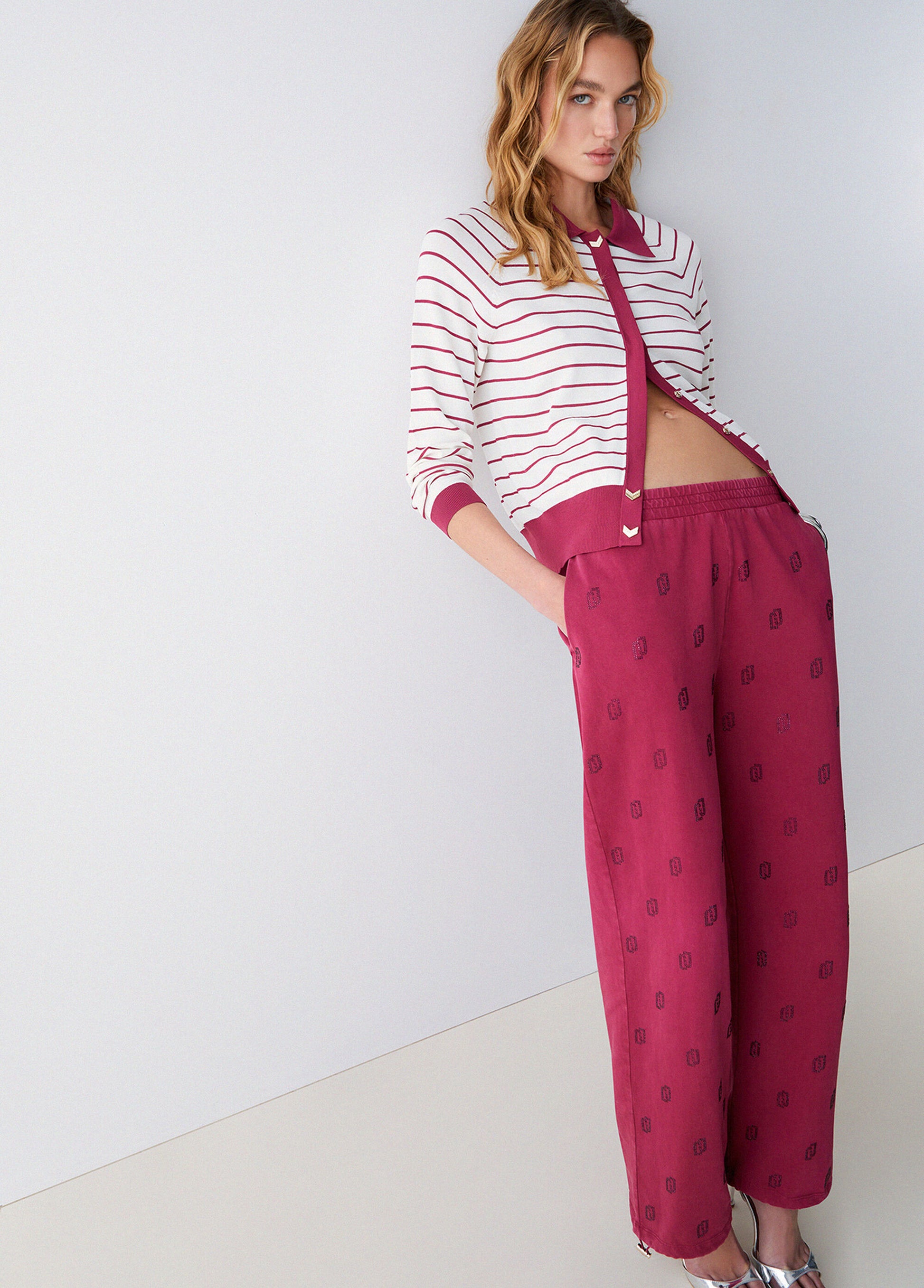 Liu Jo Cardigan a righe Bianco