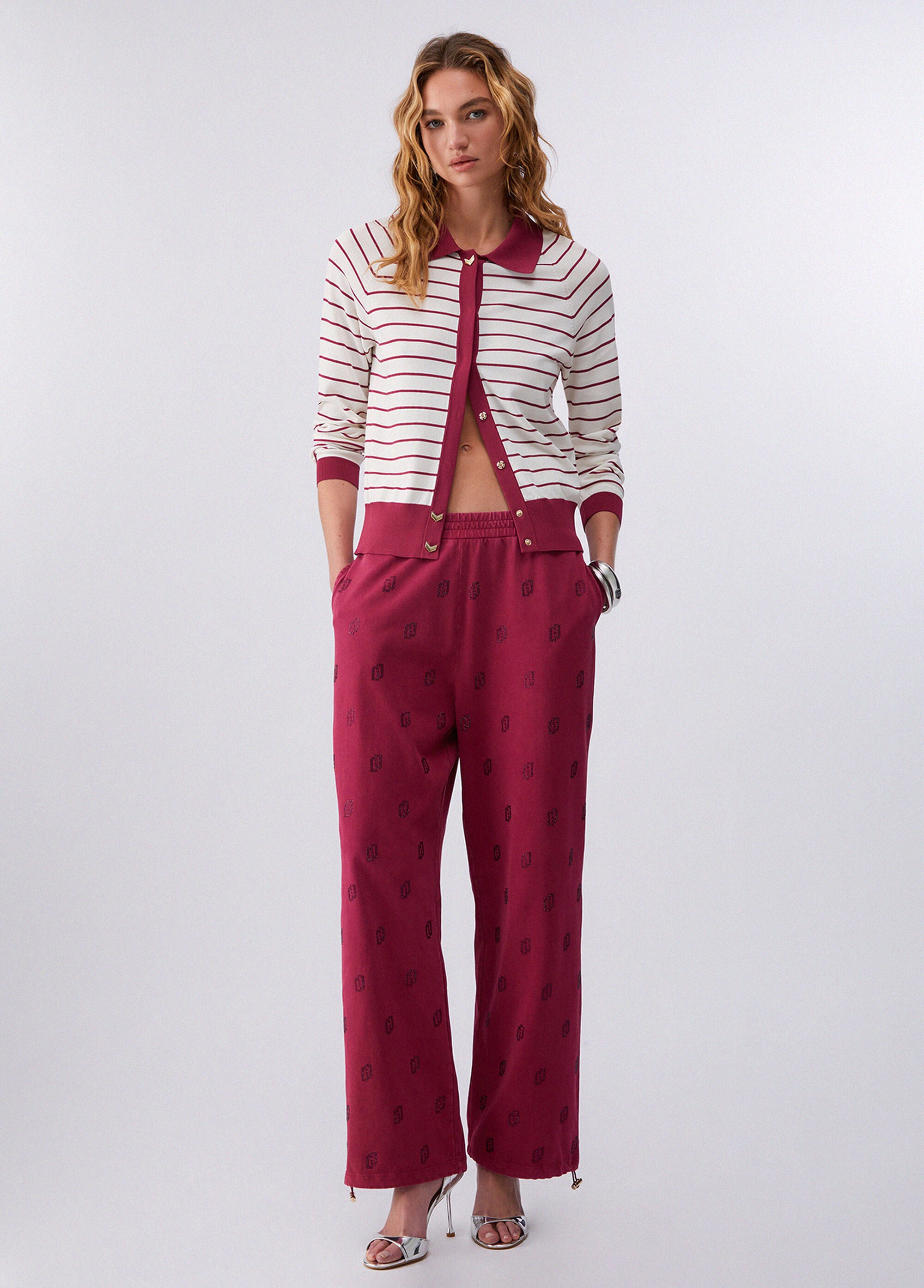 Liu Jo Cardigan a righe Bianco