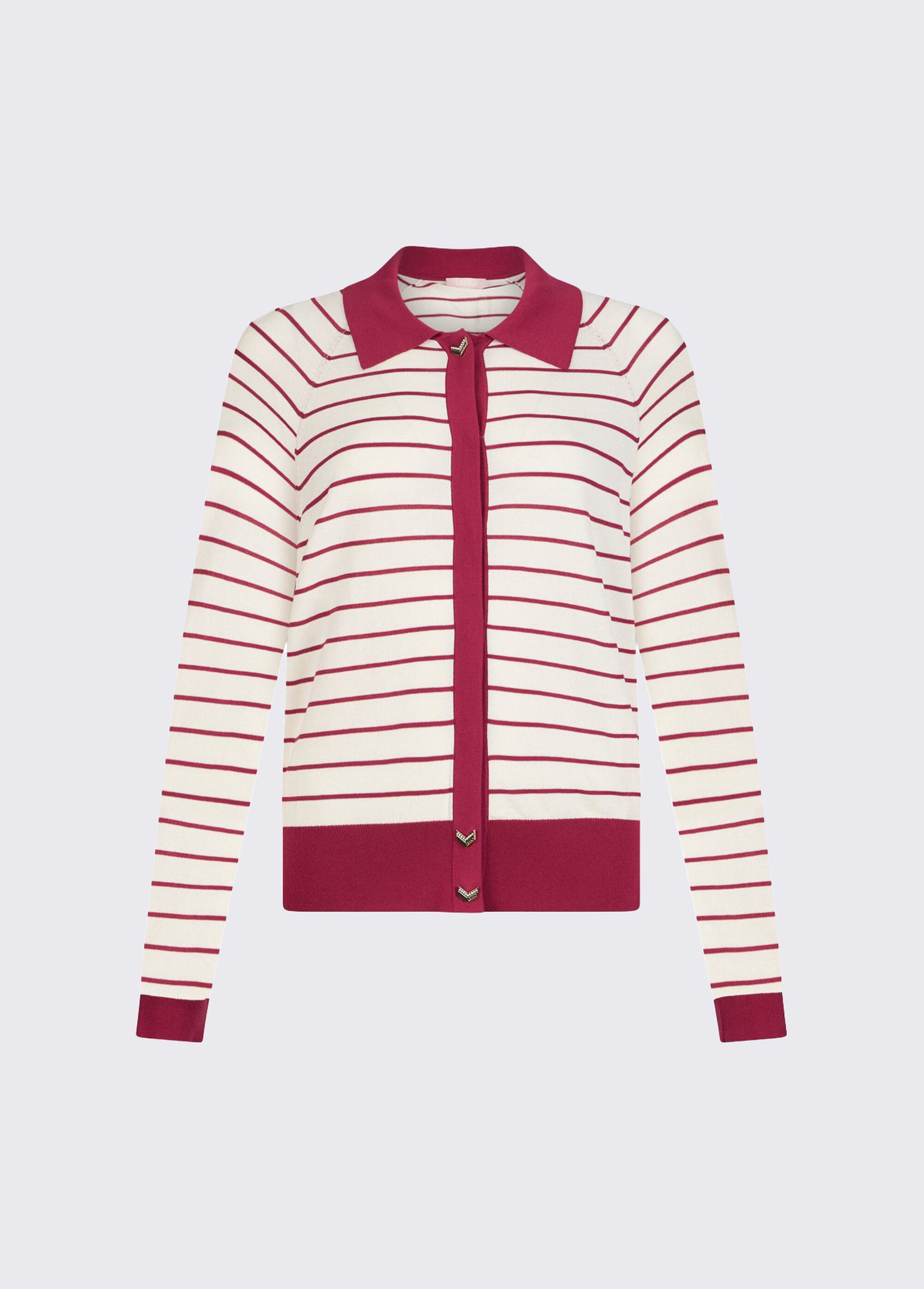 Liu Jo Cardigan a righe Bianco