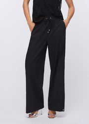 Liu Jo Pantaloni con spacchetti Nero