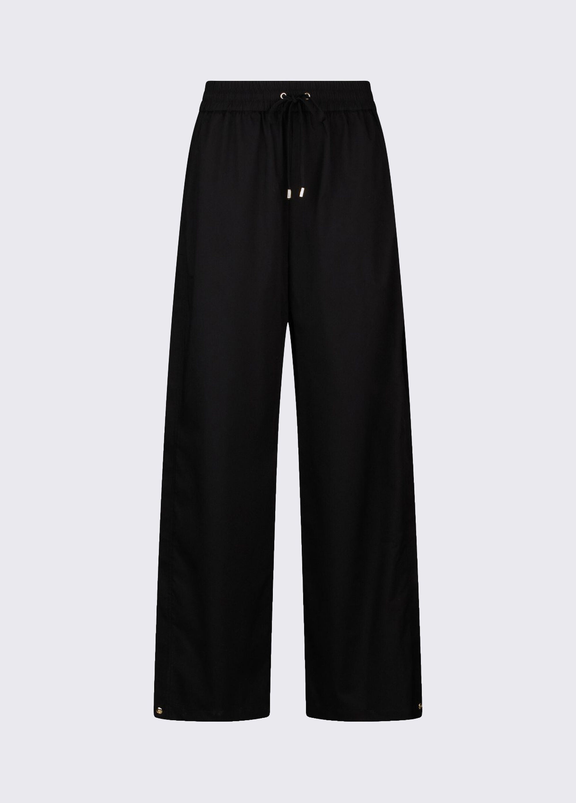 Liu Jo Pantaloni con spacchetti Nero