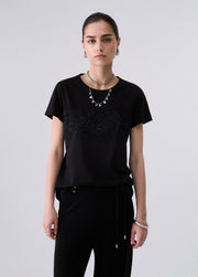 T-Shirt - Nero fantasia