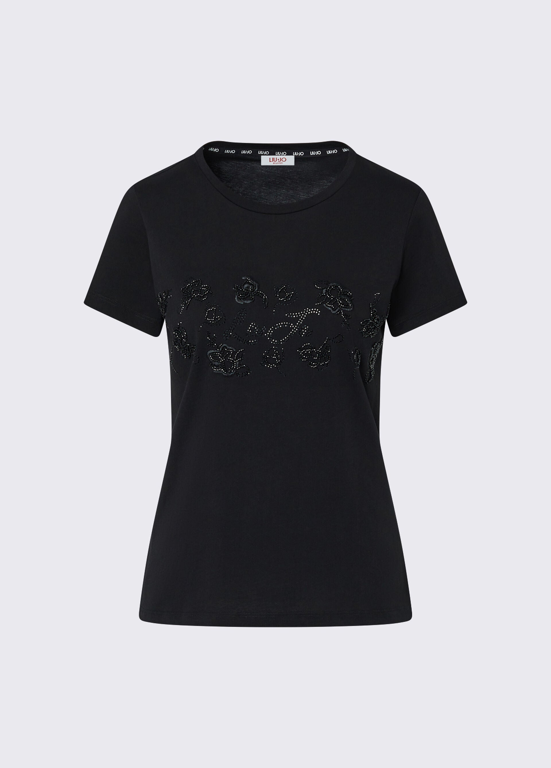 T-Shirt - Nero fantasia