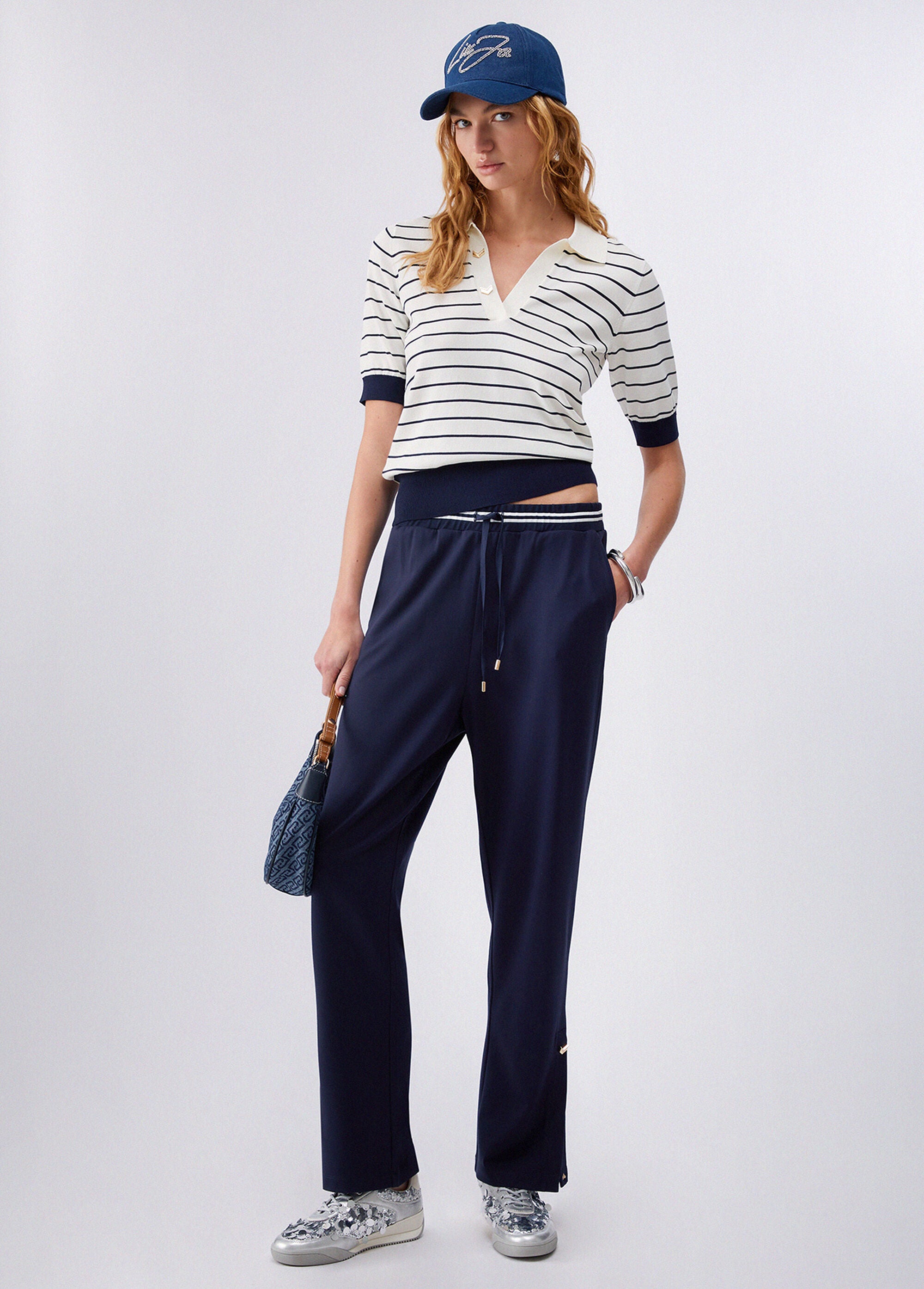Liu Jo Top a righe Bianco