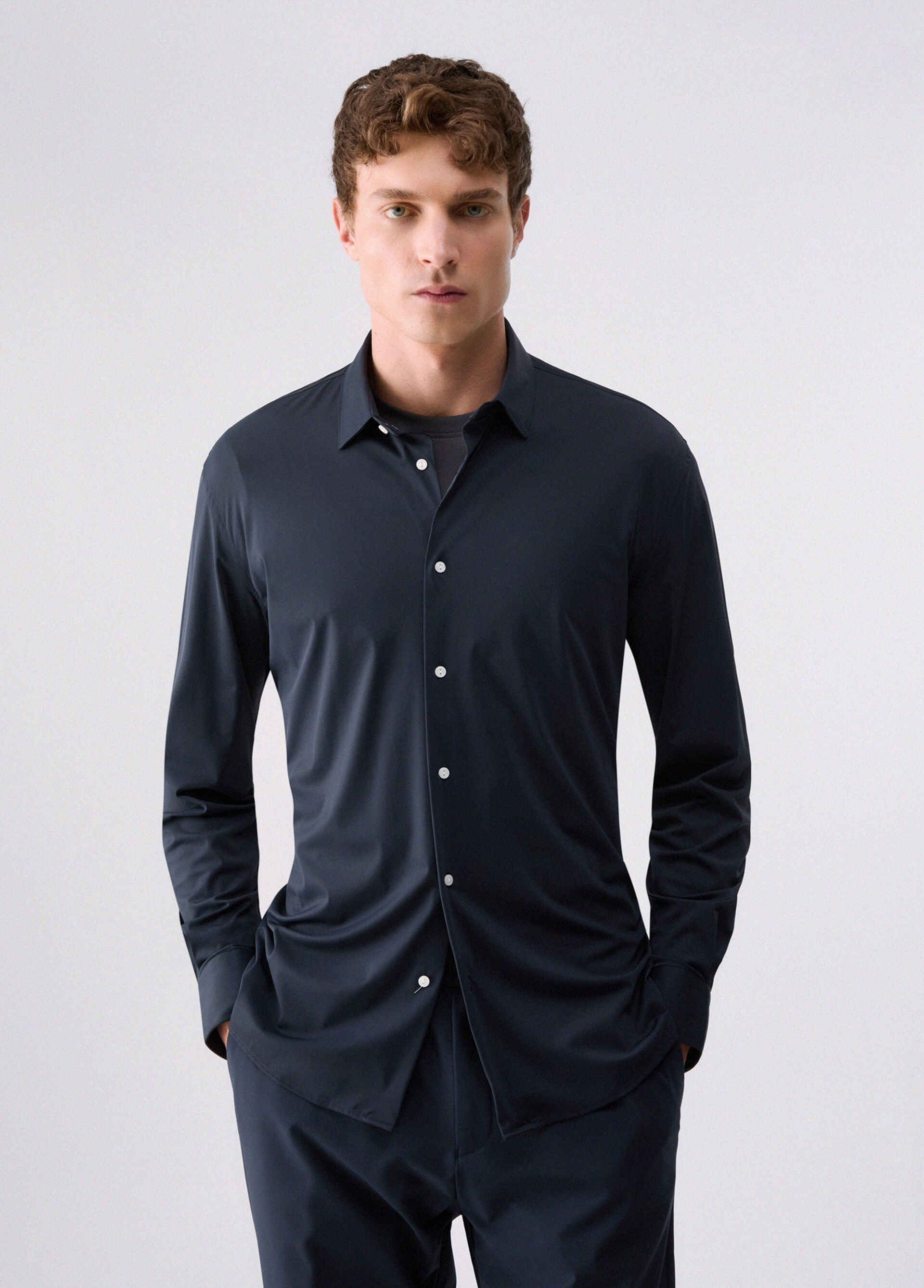 Camicia - Blu scuro