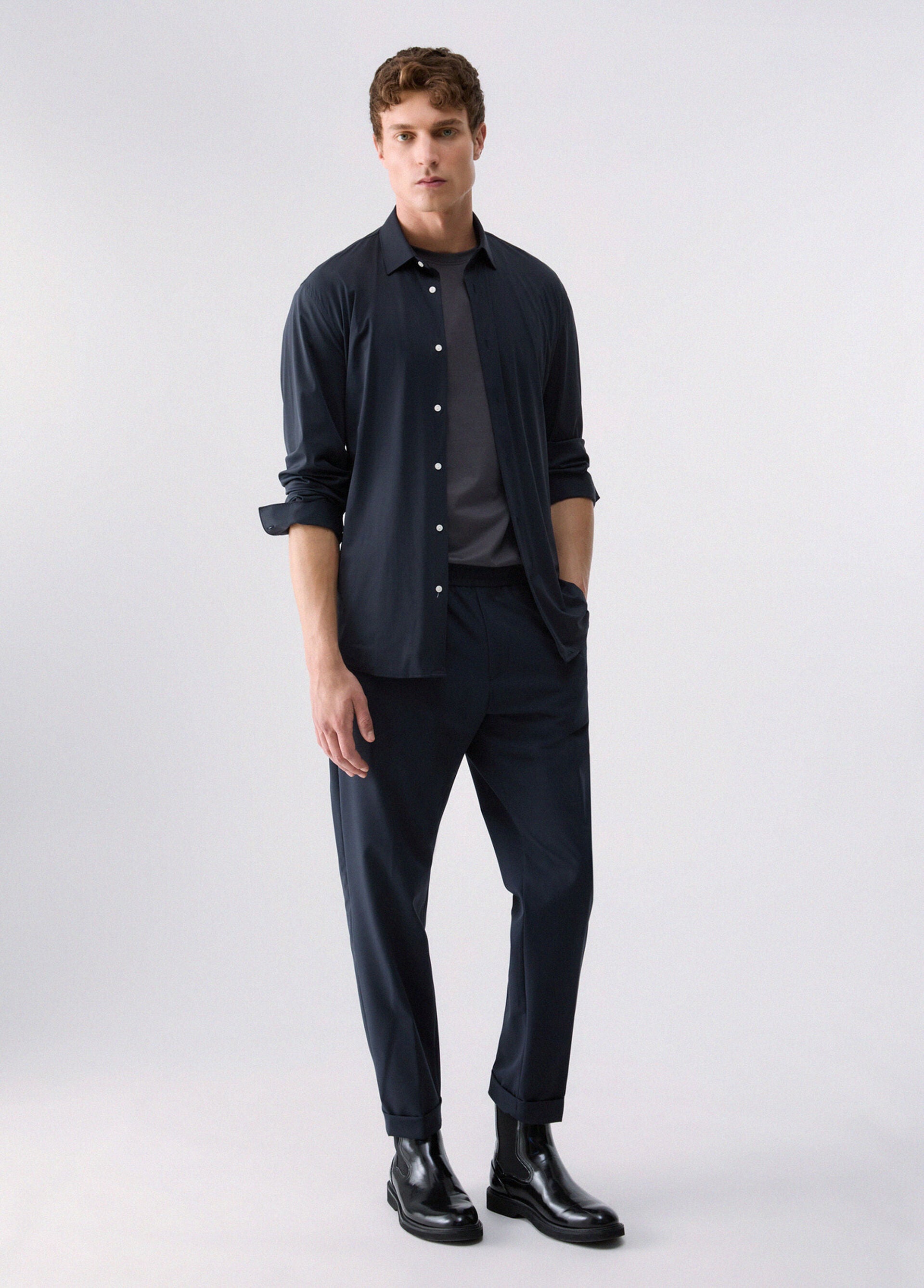 Camicia - Blu scuro