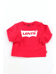 T-Shirt Manica Lunga Batwing Neonato - Rosso
