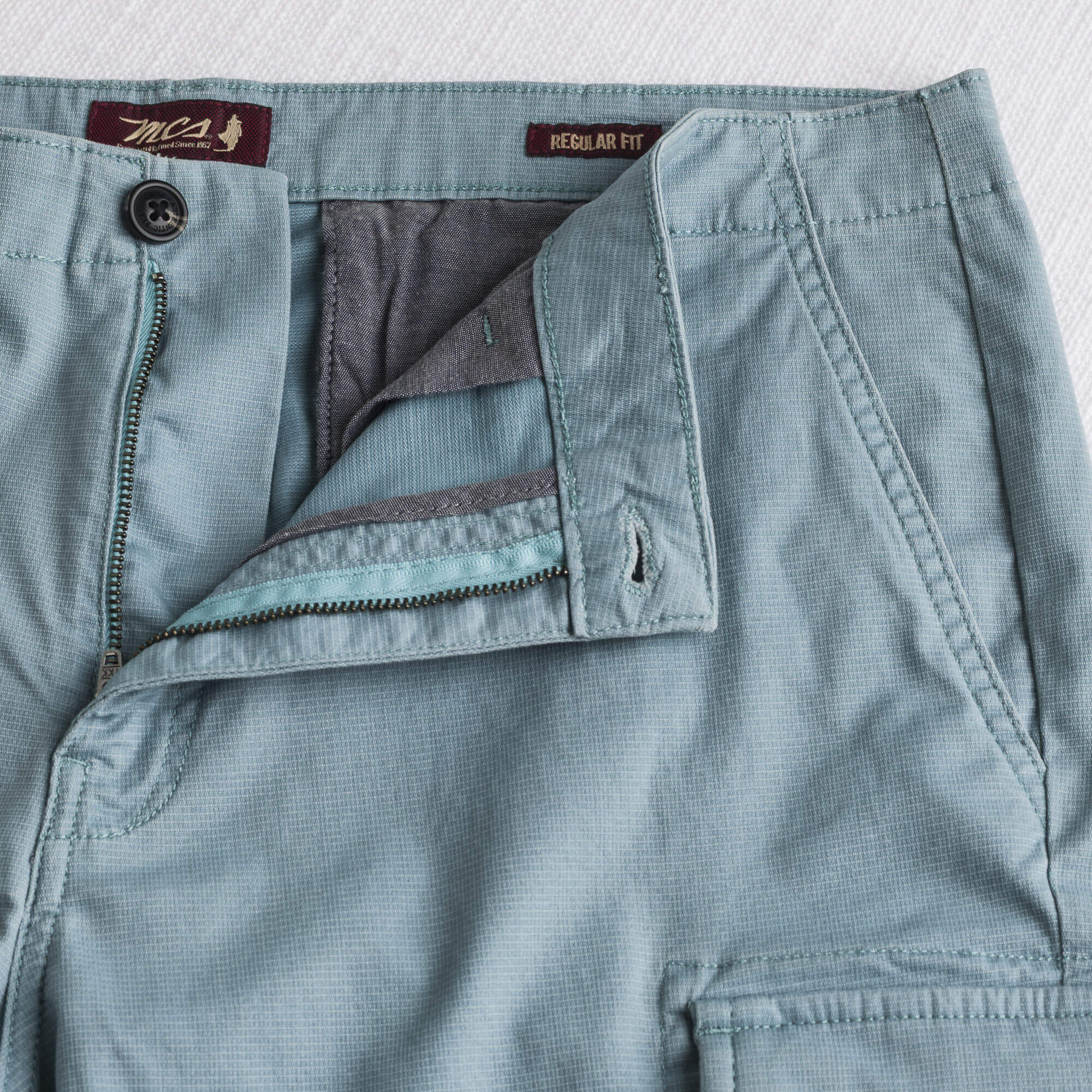 MCS Bermuda cargo corti in cotone stretch Blu