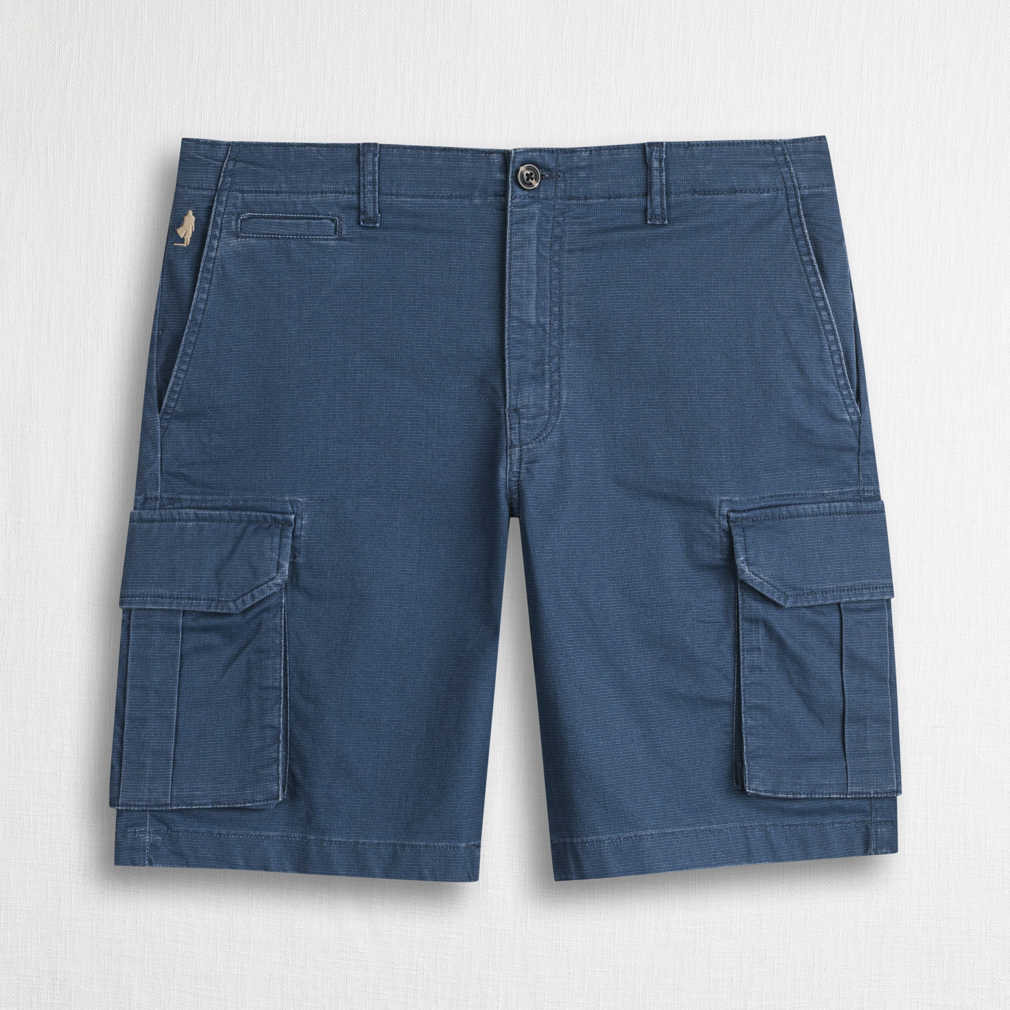 MCS Bermuda cargo corti in cotone stretch Blu