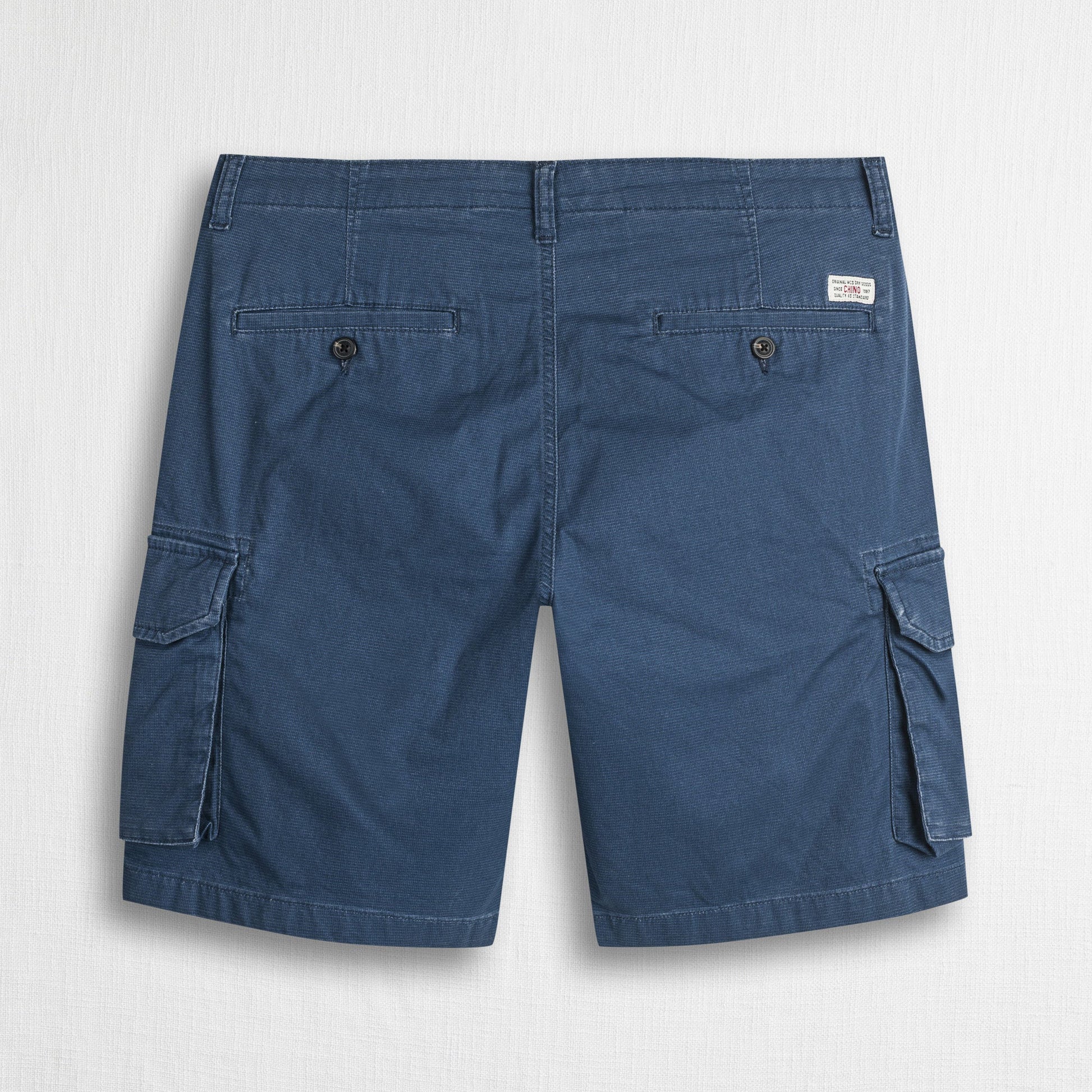 MCS Bermuda cargo corti in cotone stretch Blu